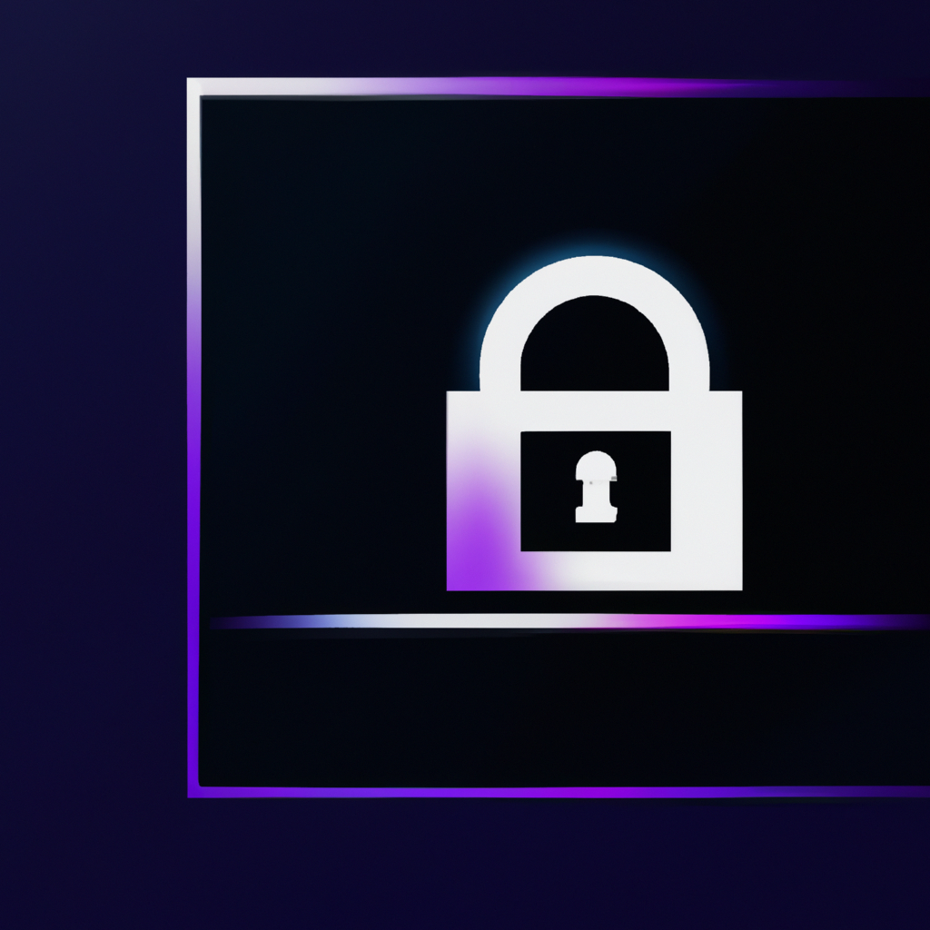 보안 및 개인정보 보호를 상징하는 자물쇠 일러스트